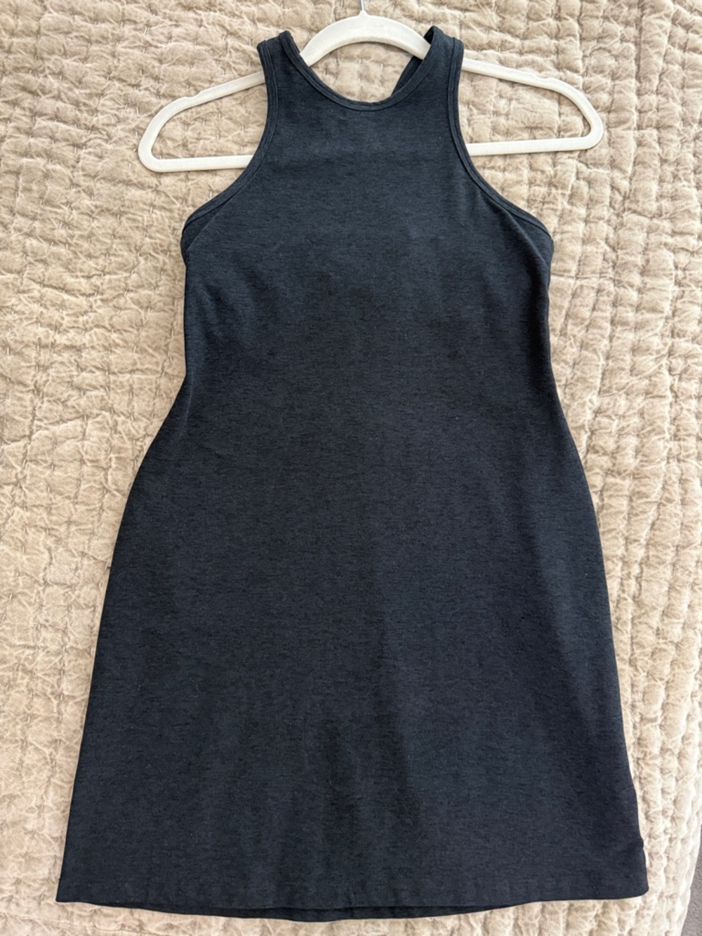SZ SMALL Beyond Yoga Black Criss Cross Straps Mini Dress-EXC COND!